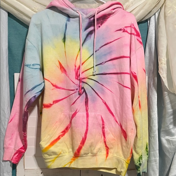 Exist Tops - Exist Multicolor Tie-Dye Hoodie